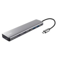 Docking station TRUST Dalyx, 7 u 1, USB-C na 2x USB 3.1, USB-C, HDMI