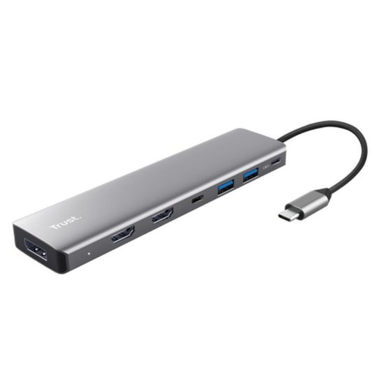 Docking station TRUST Dalyx, 7 u 1, USB-C na 2x USB 3.1, USB-C, HDMI