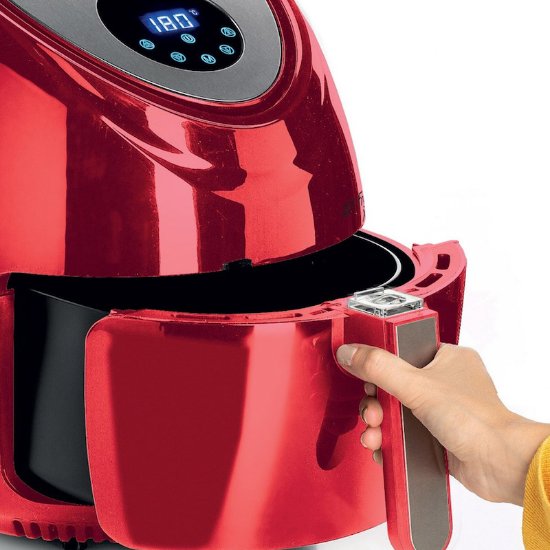 Friteza na vrući zrak ARIETE 4618/01 XXL, 1800W, 5,5 l, crvena