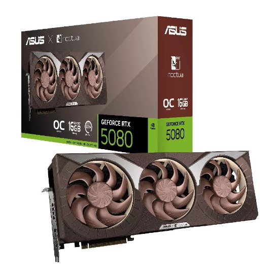 Grafička kartica ASUS GeForce RTX 5080 Noctua OC Edition, 16GB GDDR7
