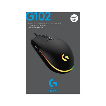 Miš LOGITECH Gaming G102 Lightsync, optički, 8000dpi, crni, USB
