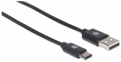 Kabel MANHATTAN, USB 2.0, USB-A (M) na USB-C (M), 3m