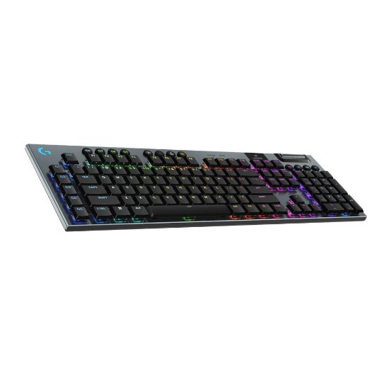 Tipkovnica LOGITECH Gaming G915 X Lightspeed Tactile, RGB, mehanička, bežična, US Layout, crna