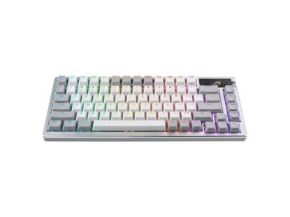 Tipkovnica ASUS ROG Azoth, RGB, mehanička, ROG NX Red switch, bežična, US Layout, bijela, USB