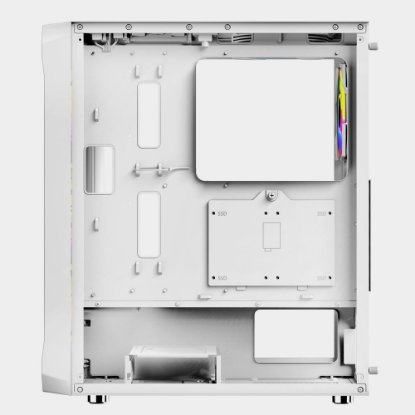 Kućište BIT FORCE SWAN ARGB-4, MIDI, ATX, RGB, bijelo, window, bez napajanja