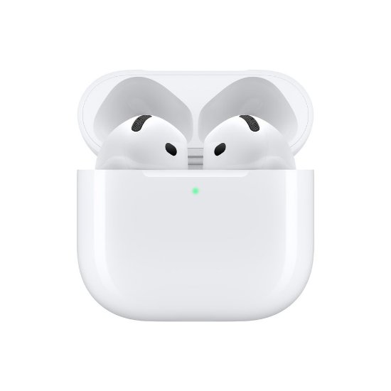 Slušalice APPLE Airpods 4, USB-C, kutijica za punjenje, in-ear, mikrofon, bijele