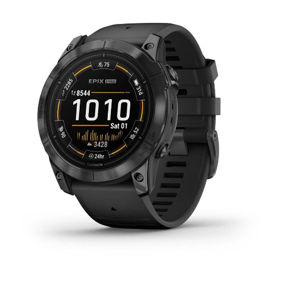 Pametni sat GARMIN Epix Pro Gen 2, 51mm, HR, GPS, multisport, sivo/crni