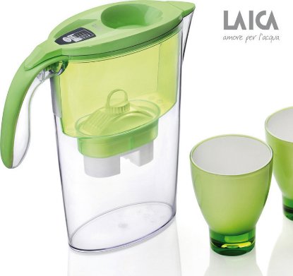 Vrč za filtriranje vode LAICA Stream line, 2,3 l, zeleni