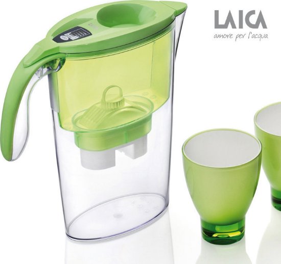 Vrč za filtriranje vode LAICA Stream line, 2,3 l, zeleni