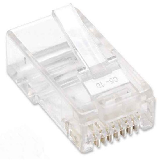 UTP konektor INTELLINET CAT5e, RJ45, modularni, dvostruki zupčasti terminal - 100 komada