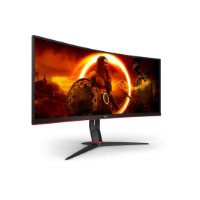 Gaming monitor 34" AOC CU34G2XP/BK, UWQHD, VA, 180Hz, 1ms, 430cd/m2, FreeSync, zakrivljeni, crni