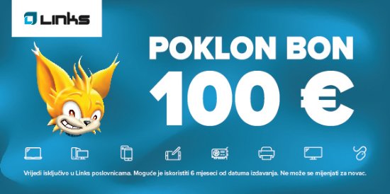 Poklon bon LINKS 100,00€