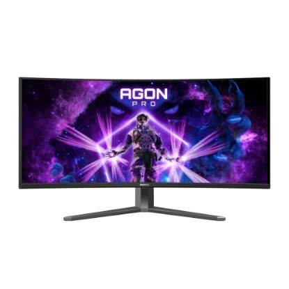Gaming monitor 34" AOC Agon Pro AG346UCD, UWQHD, OLED, 175Hz, 1ms, 1000cd/m2, FreeSync, zakrivljeni, zvučnici, crni