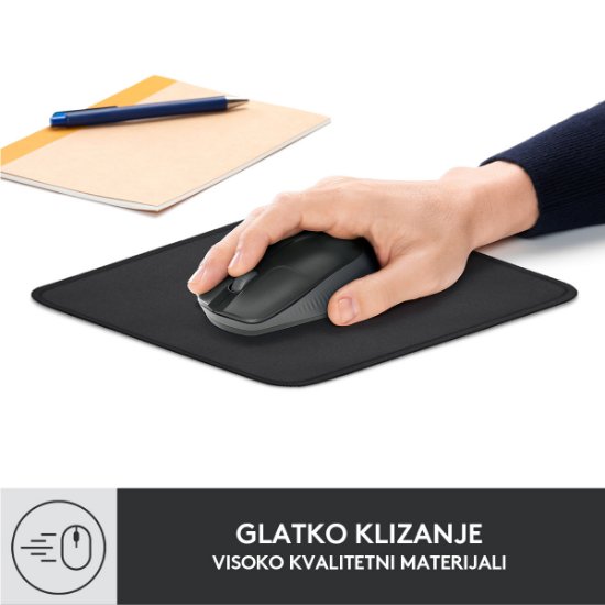 Podloga za miš, LOGITECH Studio, soft, crna