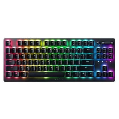 Tipkovnica RAZER Deathstalker V2 Pro Tenkeyless, bežična, mehanička, Red Linear Switch, RGB, US, crna