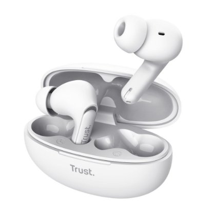 Slušalice TRUST Yavi Earbuds, in-ear, ENC, bežične, bijele