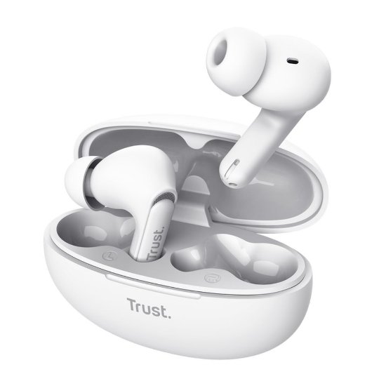 Slušalice TRUST Yavi Earbuds, in-ear, ENC, bežične, bijele