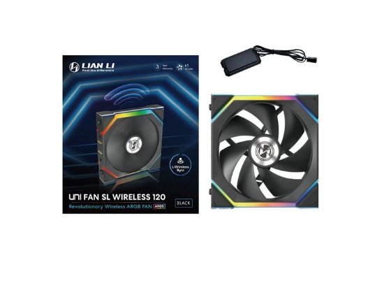 Ventilator LIAN LI UNI FAN SL Wireless, ARGB, 120mm PWM, crni