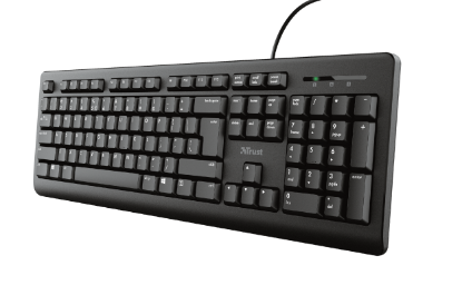 Tipkovnica + miš + podloga + slušalice TRUST Primo Home Office Set