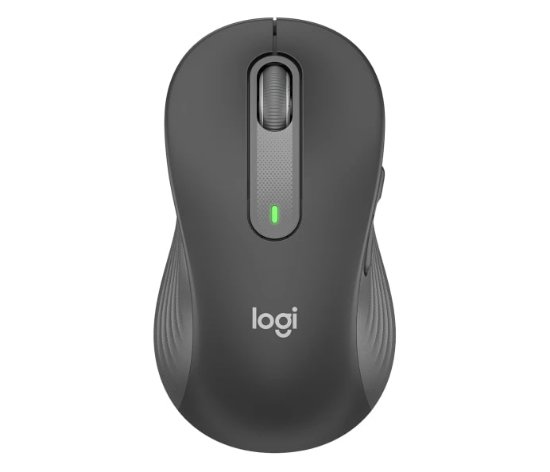 Miš LOGITECH M650 L, za ljevake, bežični, optički, 4000dpi, USB, BT, crni