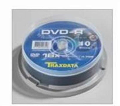 Medij DVD-R TRAXDATA 16x, 4.7GB, spindle 10 komada