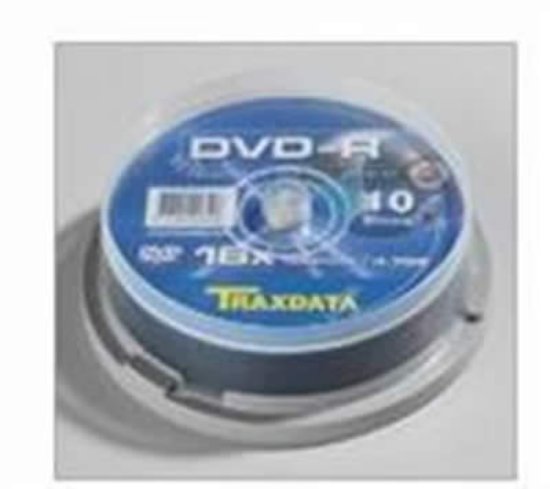 Medij DVD-R TRAXDATA 16x, 4.7GB, spindle 10 komada