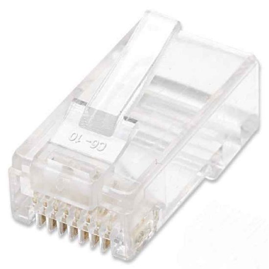 UTP konektor INTELLINET CAT5e, RJ45, modularni, dvostruki zupčasti terminal - 100 komada