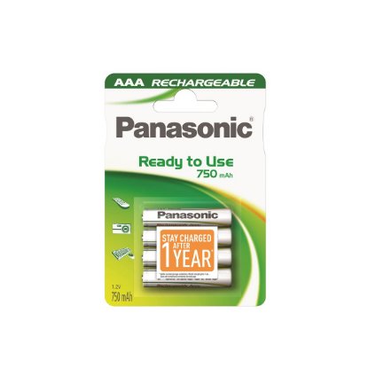 Baterija PANASONIC HHR-4MVE/4BC, AAA, 4 kom, punjive, 750mAh