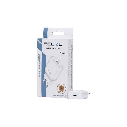 Kućni punjač BELINE BLNCW30 GaN, 30W, PD3.0, USB-C, bijeli