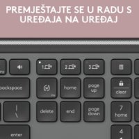 Tipkovnica LOGITECH K950 Signature Slim, bežična, Bolt Receiver USB, crna