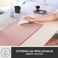 Podloga za miš, LOGITECH Desk Mat Studio, soft, roza