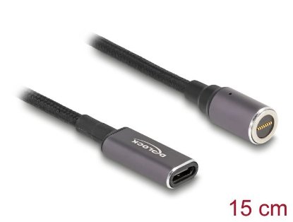 Kabel DELOCK USB-C (Ž) na 8-pin magnetski, za punjenje laptopa