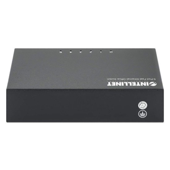 Switch INTELLINET 523301, 10/100 Mbps, 5-port, metalno kućište, kabel Cat5e 0,5m