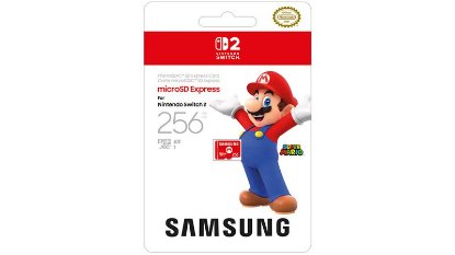Memorijska kartica SAMSUNG za Nintendo Switch 2, microSDXC, 256 GB, Mario Logo