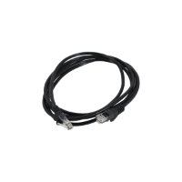 Kabel OCTIO, patch CAT6, U/UTP, crni, 2m