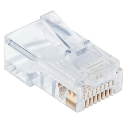UTP konektor INTELLINET CAT5e, RJ45, modularni Pro Line, trostruki zupčasti terminal - 100 komada