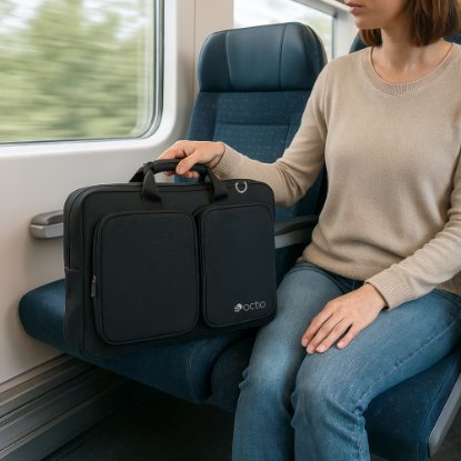 Torba za laptop OCTIO Elevate, 15.6", crna