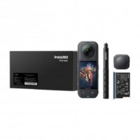 Sportska digitalna kamera INSTA360 X5, 8K, crna, Starter Bundle
