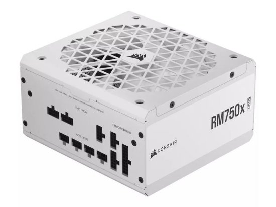 Napajanje 750W CORSAIR RM750X Shift, ATX v3.1, 140mm vent., 80+ Gold, modularno, bijelo