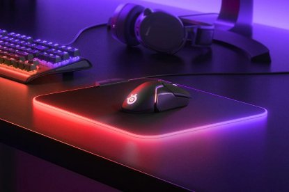 Podloga za miš, STEELSERIES QcK Prism M, crna