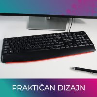 Tipkovnica OCTIO K201U, crna, USB