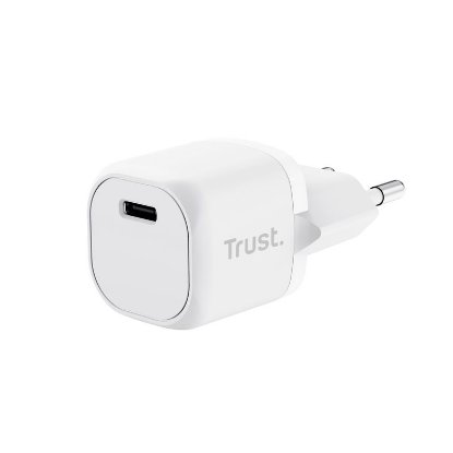 Kućni punjač TRUST Maxo, USB-C, 20W, bijeli