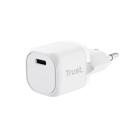 Kućni punjač TRUST Maxo, USB-C, 20W, bijeli