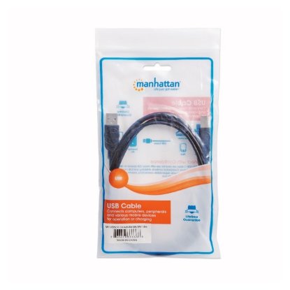 Kabel MANHATTAN, USB 2.0, USB-A (M) na USB-B (M), 1.8m (za printer)