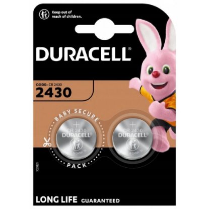Baterija DURACELL Lithium, DL/CR 2430, 2 komada