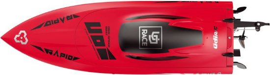 Brod na daljinsko upravljanje JACKO TOYS Rapid Speedboat, crveni