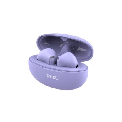 Slušalice TRUST Yavi Earbuds, in-ear, ENC, bežične, ljubičaste