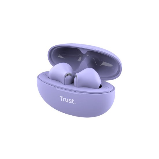 Slušalice TRUST Yavi Earbuds, in-ear, ENC, bežične, ljubičaste