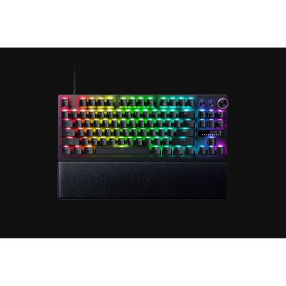 Tipkovnica RAZER Huntsman V3 Pro Tenkeyless 8KHz, Analog Optical Switch Gen 2, RGB, US Layout, USB, crna