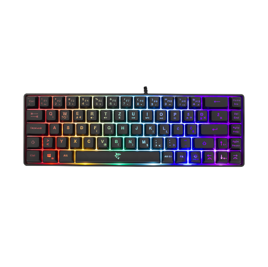 Tipkovnica WHITE SHARK GK-2201 Ronin, RGB, membranska, HR/US layout, crna, USB